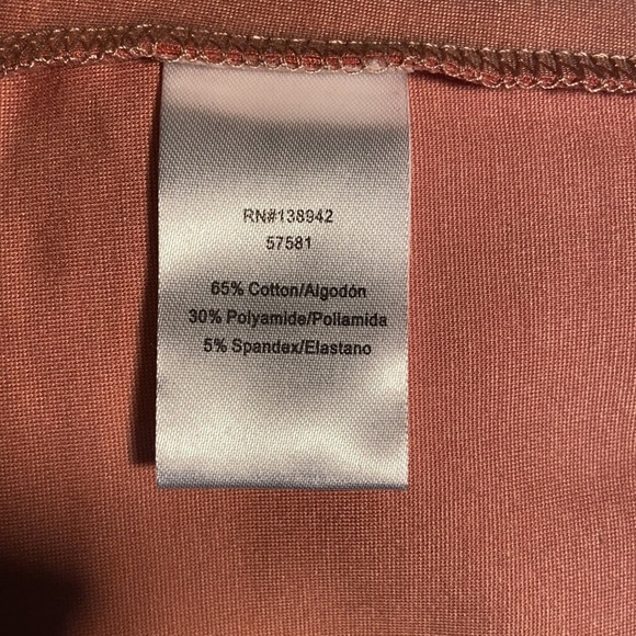 12th Heart Body Con Dress Color Block Peach Size L - Picture 8 of 9